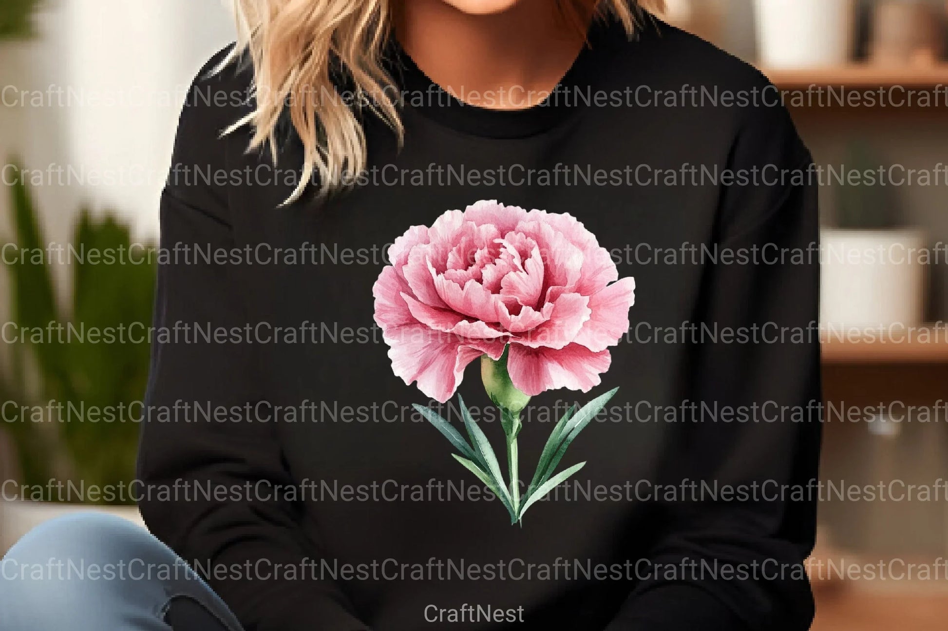 Pink Flowers Gardens Clipart Bundle - CraftNest - Digital Crafting and Art