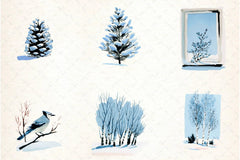 Winter Collection Clipart Bundle - CraftNest - Digital Crafting and Art