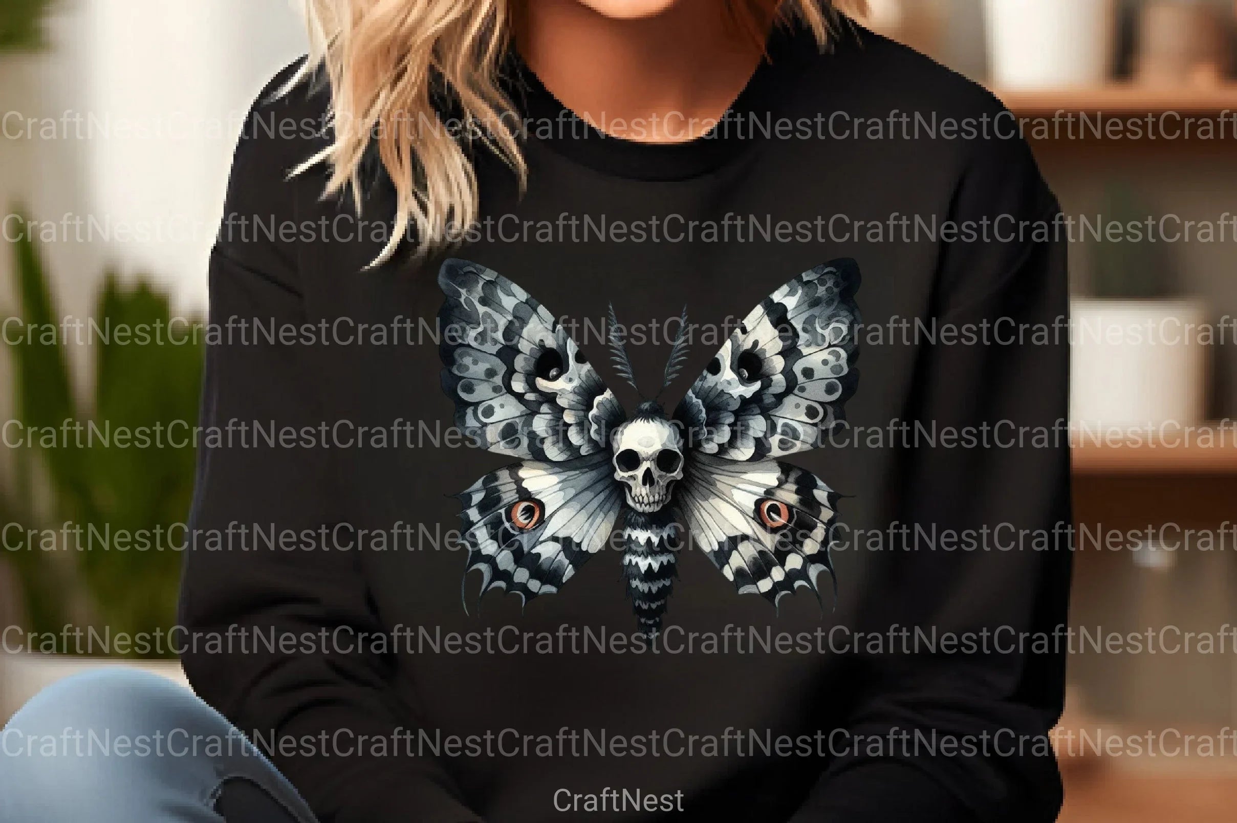 Gothic Moth Clipart Bundle - CraftNest - Digital Crafting and Art