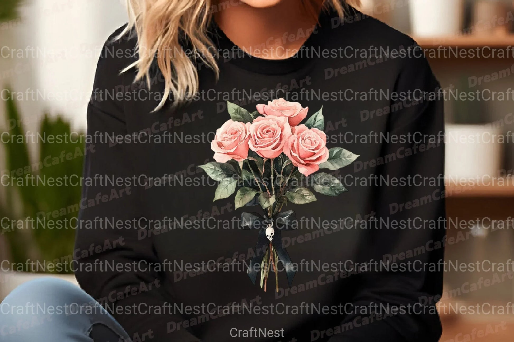 Black Pink Halloween Clipart Bundle - CraftNest - Digital Crafting and Art