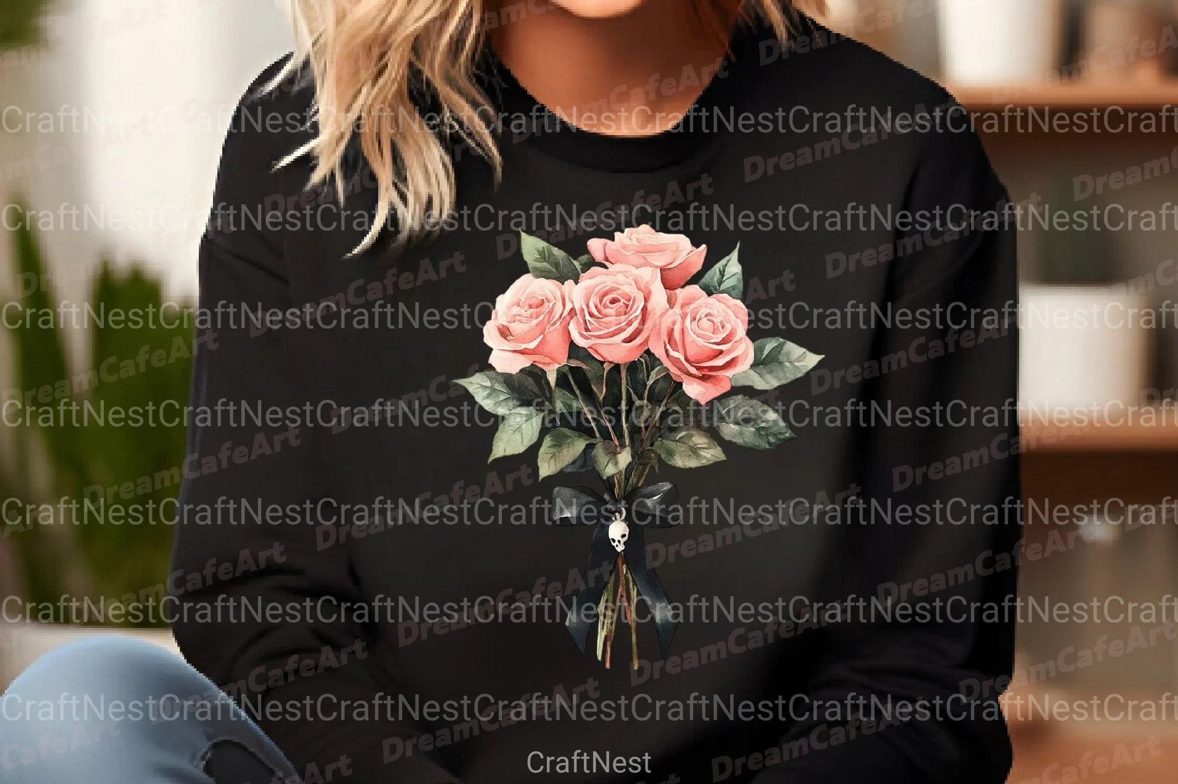 Black Pink Halloween Clipart Bundle - CraftNest - Digital Crafting and Art