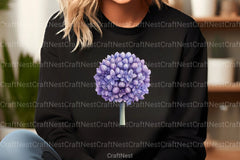 Purple Flowers Clipart Bundle 1 - CraftNest - Digital Crafting and Art