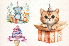 Birthday Clipart Bundle for Creative Designs - CraftNest - Digital Crafting and Art