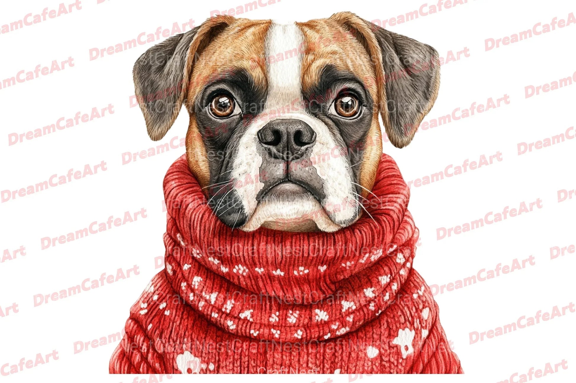 Quirky Christmas Dogs Clipart Bundle - CraftNest - Digital Crafting and Art