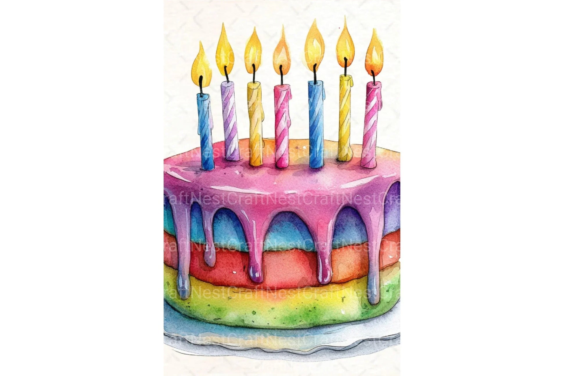 Birthday Clipart Bundle for Creative Designs - CraftNest - Digital Crafting and Art