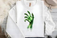 Green & White Halloween Clipart Bundle 99 - CraftNest - Digital Crafting and Art