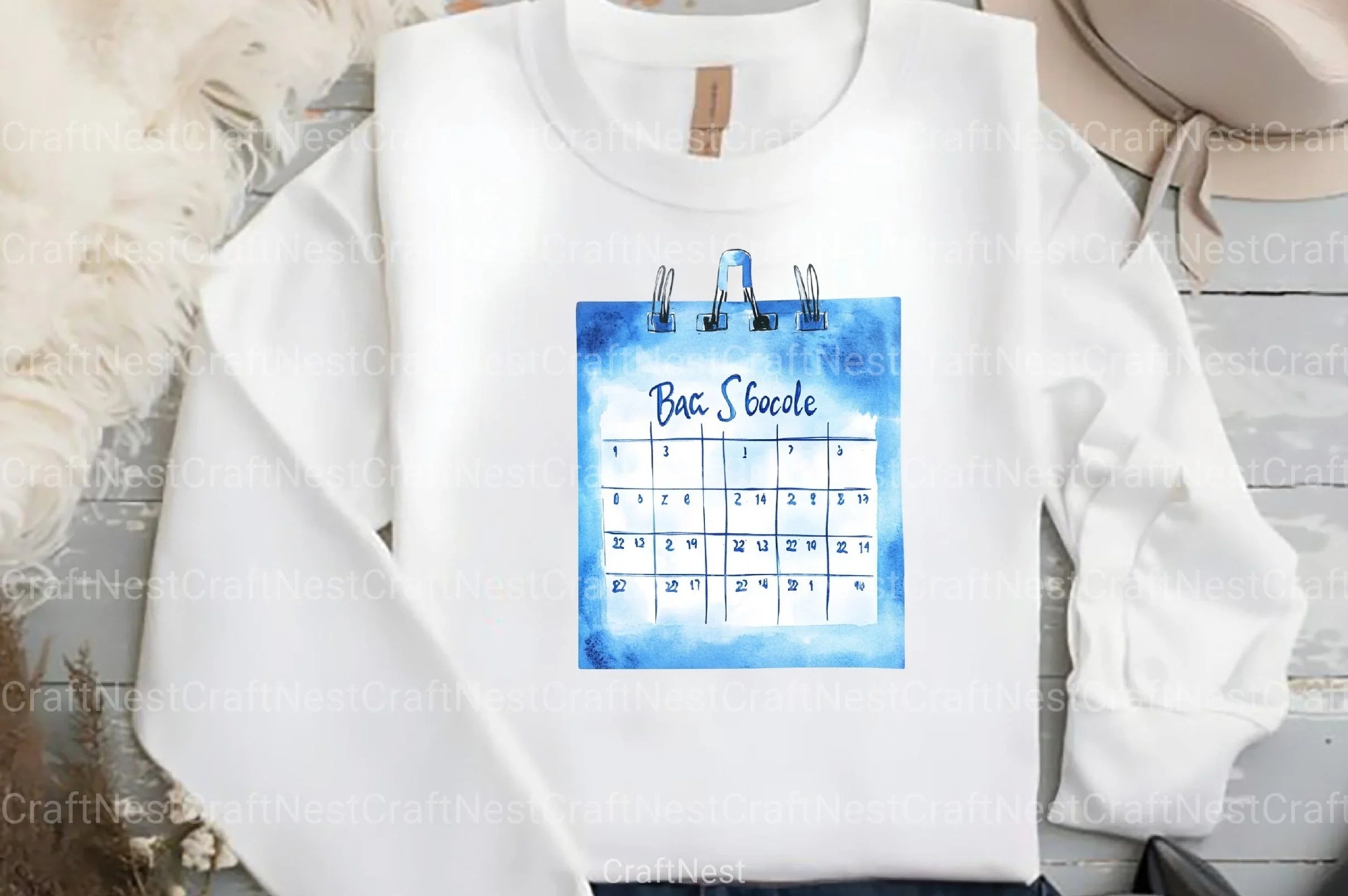 Blue School Clipart Bundle - CraftNest - Digital Crafting and Art