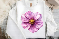 Dusty Pink Flowers Clipart Bundle 1 - CraftNest - Digital Crafting and Art