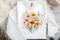 Wild Flowers Clipart Bundle - CraftNest - Digital Crafting and Art