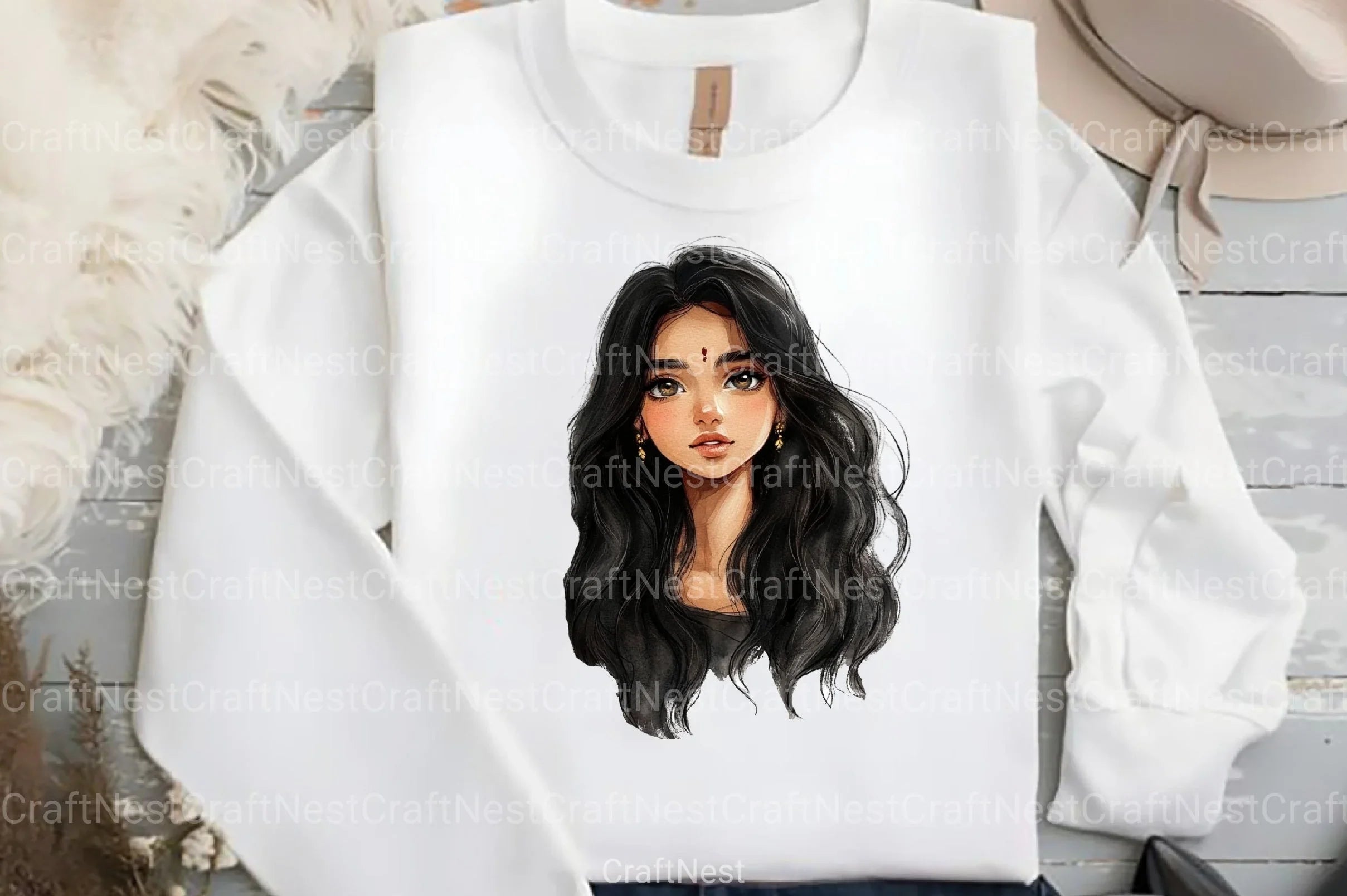 Ethnic Portrait Clipart Bundle - CraftNest - Digital Crafting and Art