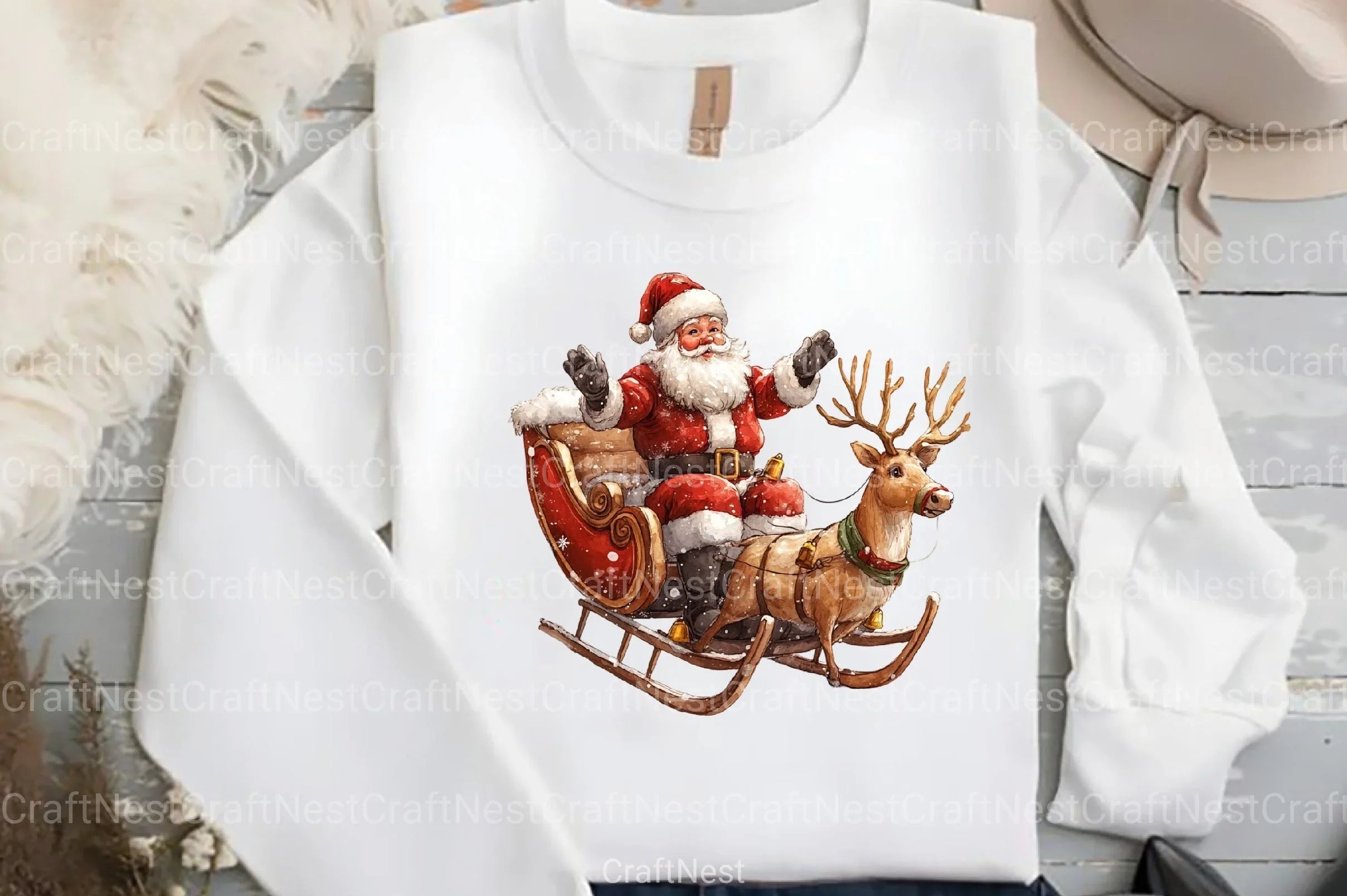 Antique Nordic Christmas Clipart Bundle - CraftNest - Digital Crafting and Art