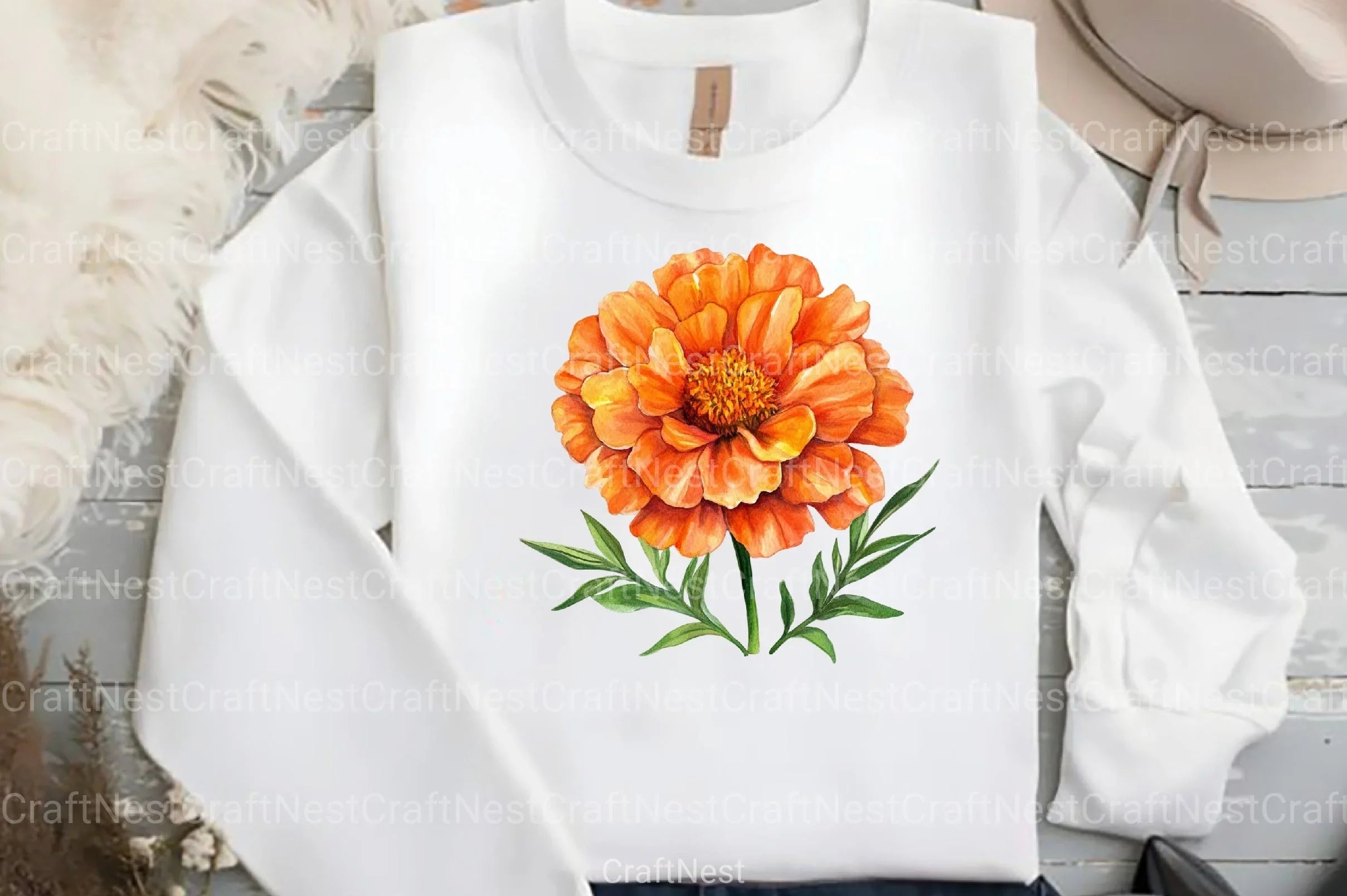 Wild Flowers Clipart Bundle 132 - CraftNest - Digital Crafting and Art