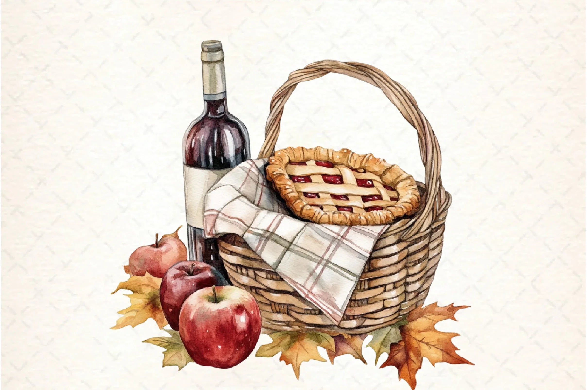 Thanksgiving Picnic Clipart Bundle - CraftNest - Digital Crafting and Art