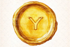 Seal Wax Letter Golden Stamp Clipart Bundle - CraftNest - Digital Crafting and Art