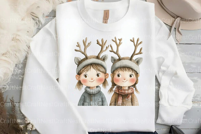 Christmas Family Clipart Bundle 2 - CraftNest - Digital Crafting and Art
