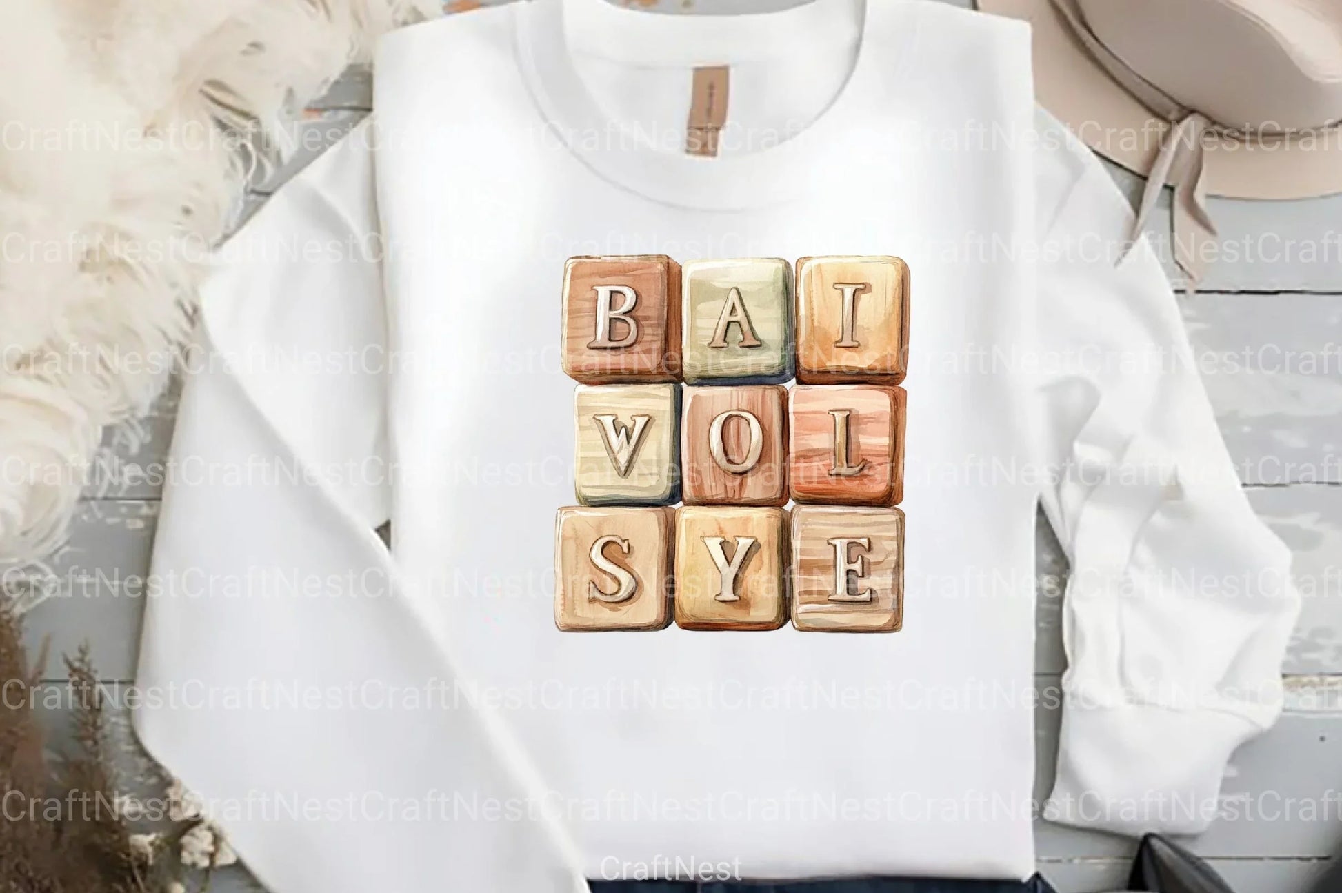 Boho Nursery Clipart Bundle for Baby Shower - CraftNest - Digital Crafting and Art