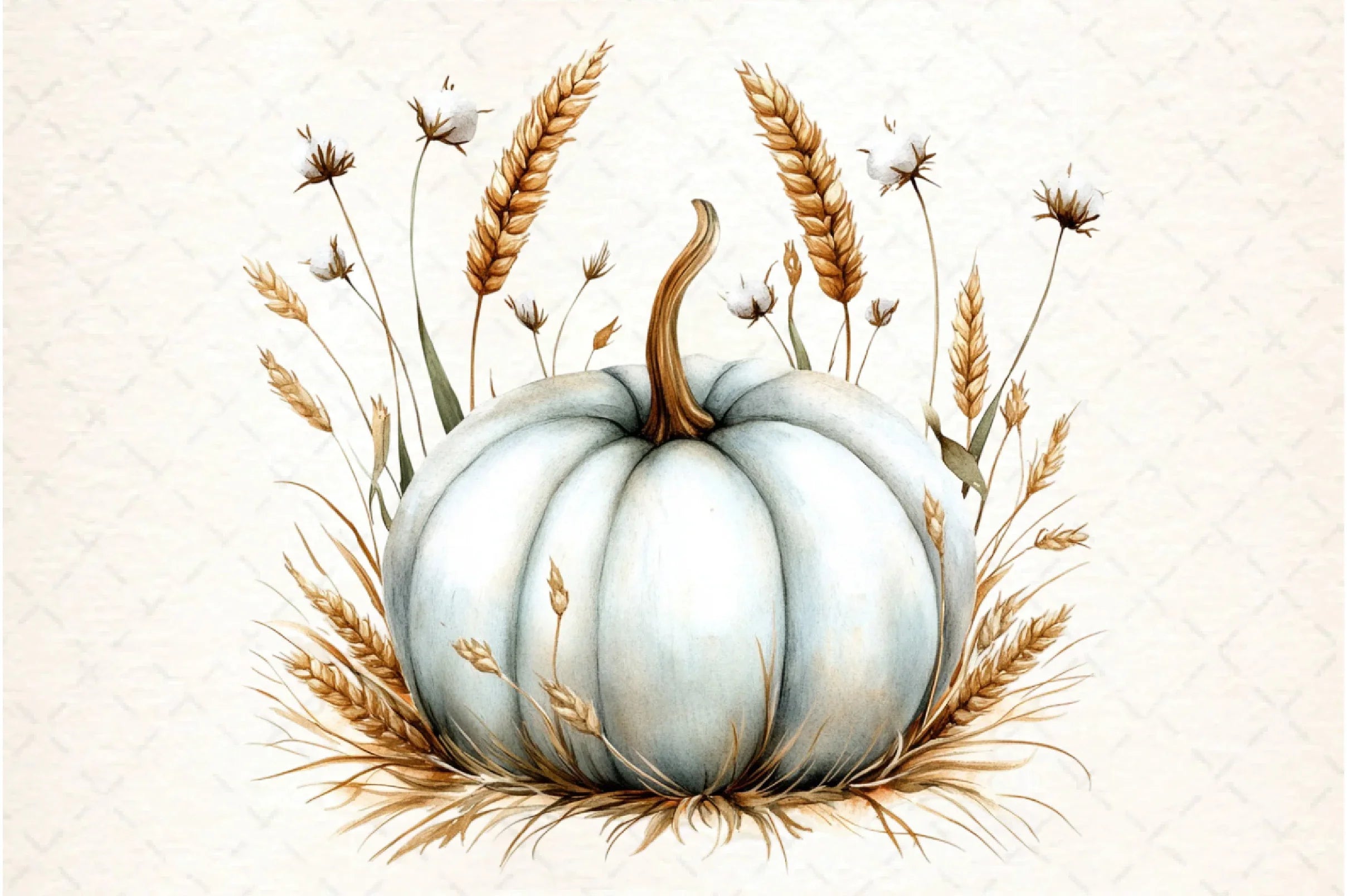 Thanksgiving Pumpkin and Wheat Clipart Bundle - CraftNest - Digital Crafting and Art