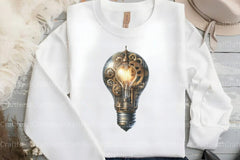 Steampunk Lightbulb Clipart Bundle - CraftNest - Digital Crafting and Art