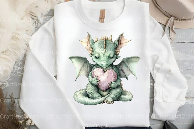 Whimsical Dragon Clipart Bundle - CraftNest - Digital Crafting and Art