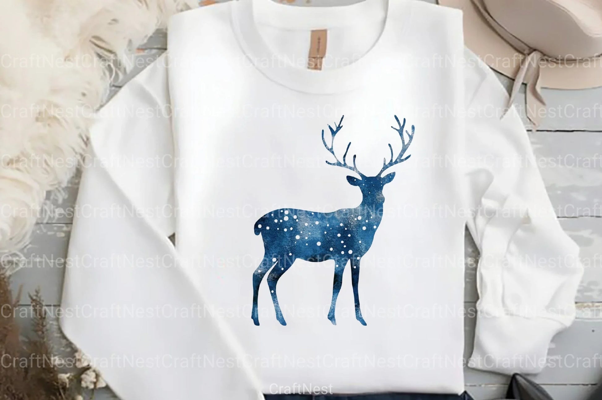 Christmas Blue Clipart Bundle - CraftNest - Digital Crafting and Art