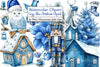 Cozy Blue Christmas Clipart Bundle