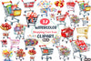 Black Friday Shopping Cart Icon Clipart Bundle