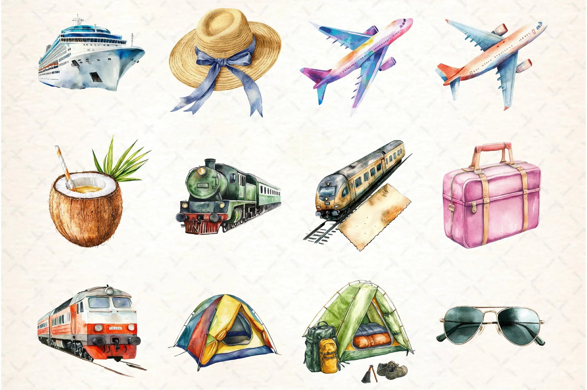 Travel Clipart Bundle - CraftNest - Digital Crafting and Art