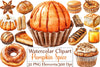 Pumpkin Spice Thanksgiving Clipart Bundle