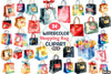 Black Friday Shopping Bag Clipart Bundle