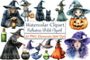 Halloween Witch Clipart Bundle