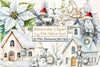 Cozy White Christmas Clipart Bundle