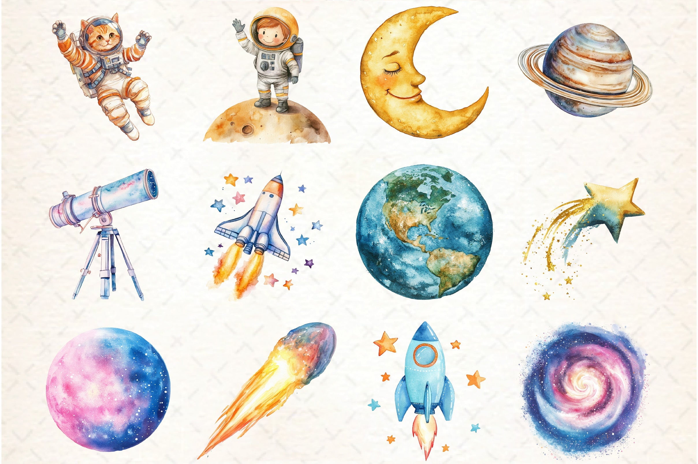 Space Clipart Bundle