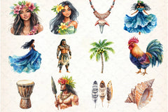 Moana Clipart Bundle for Creative Projects - CraftNest - Digital Crafting and Art