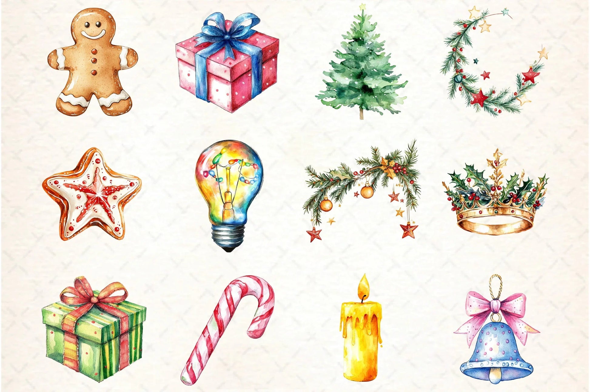 Brush Doodle Christmas Clipart Bundle - CraftNest - Digital Crafting and Art