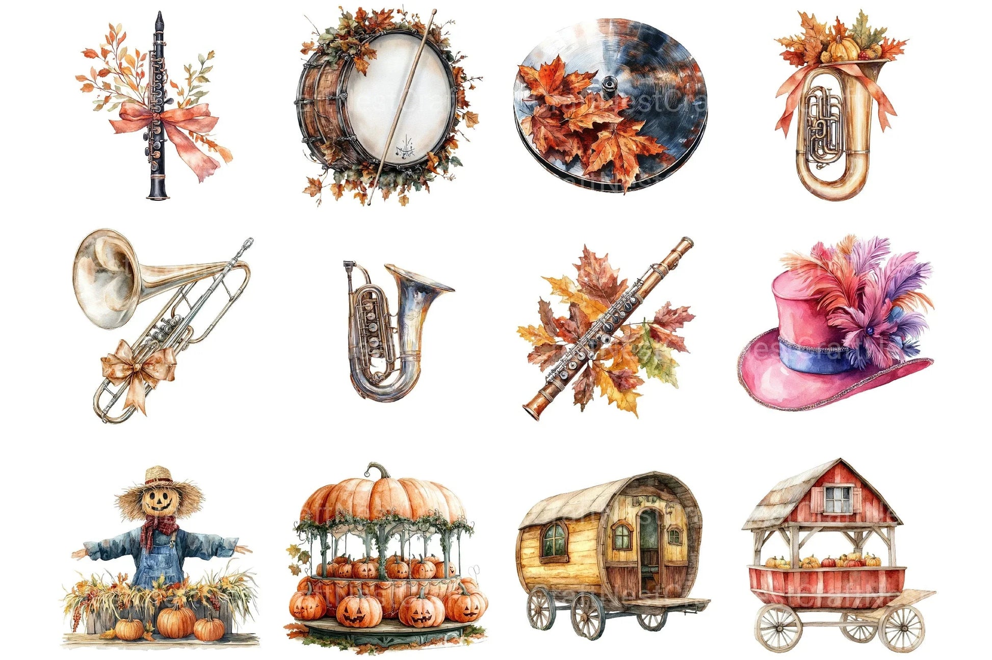Thanksgiving Parade Clipart Bundle - CraftNest - Digital Crafting and Art