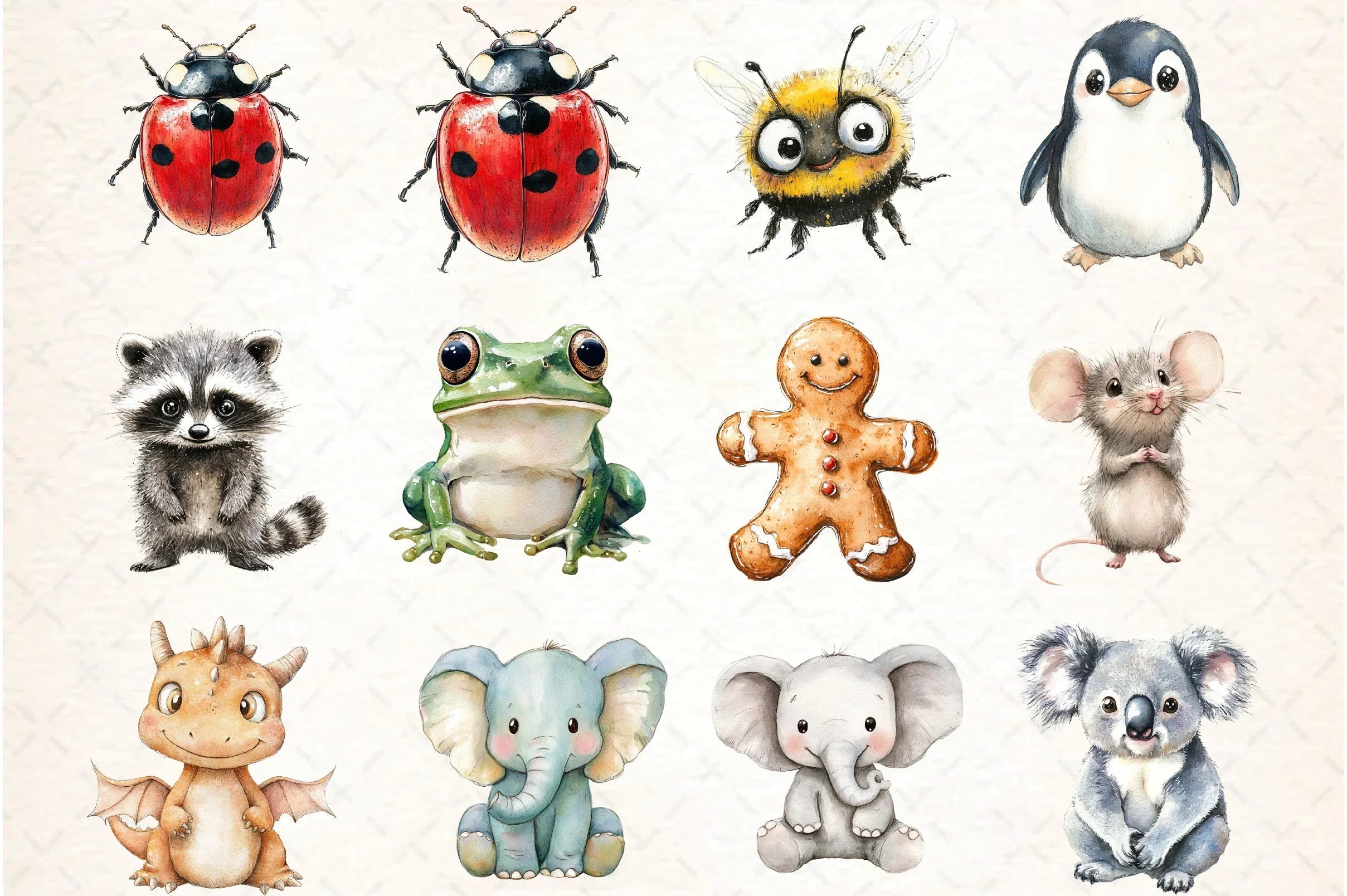 Funny Animal Clipart Bundle - CraftNest - Digital Crafting and Art