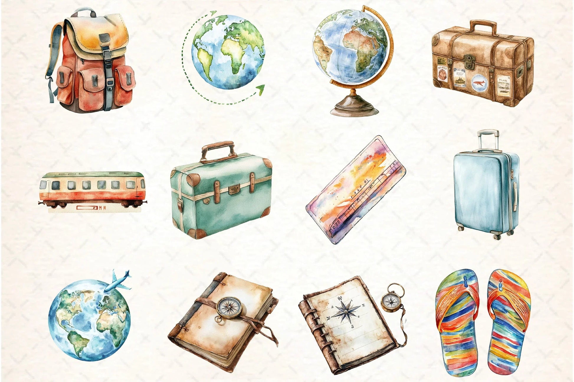 Travel Clipart Bundle - CraftNest - Digital Crafting and Art