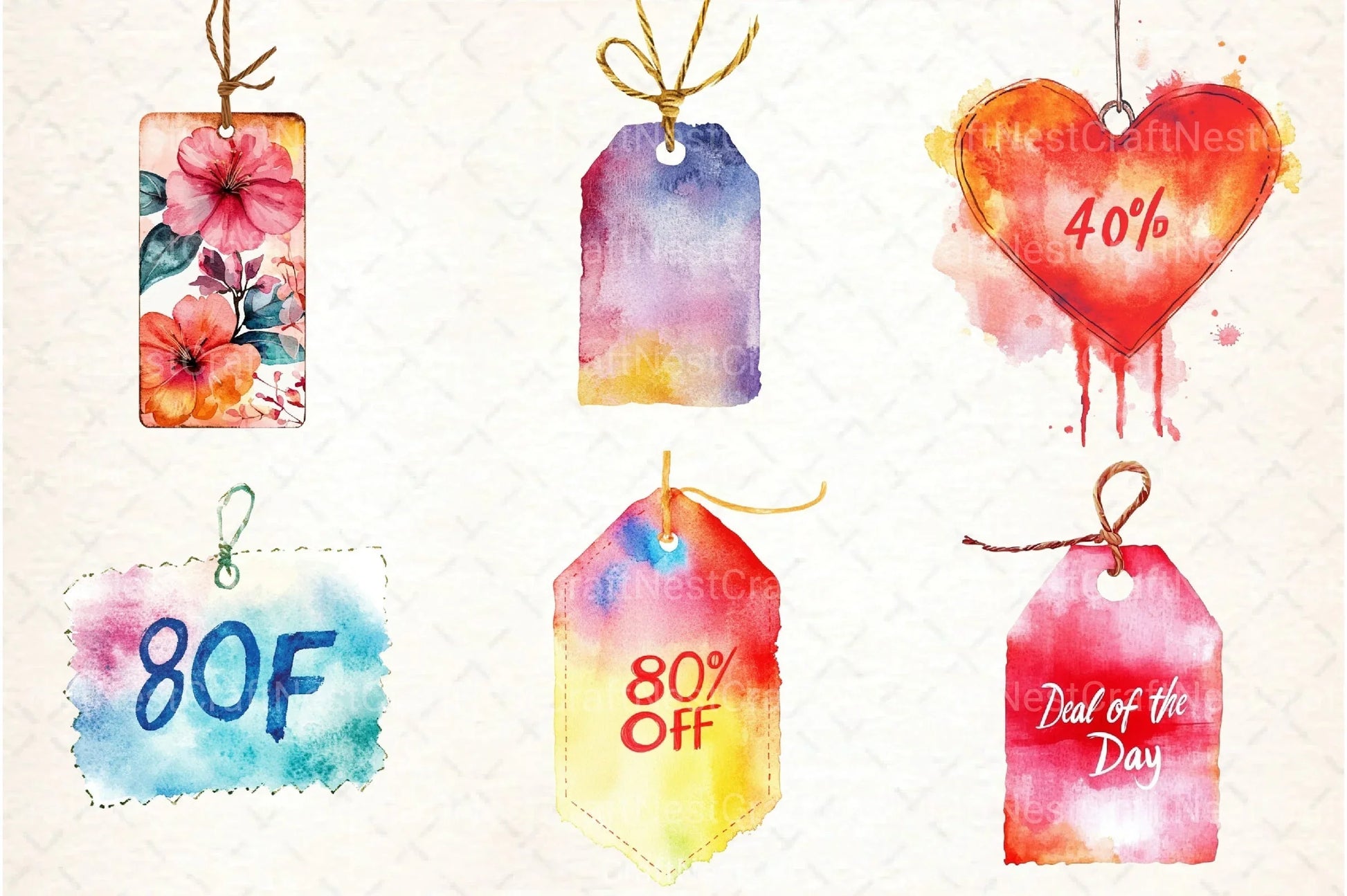 Black Friday Discount Tag Clipart Bundle - CraftNest - Digital Crafting and Art