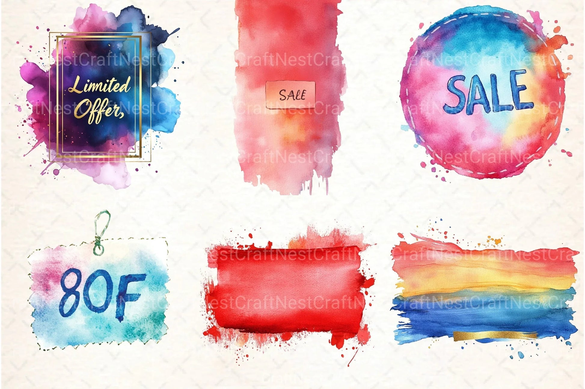 Black Friday Clipart Bundle Sale Banner - CraftNest - Digital Crafting and Art