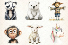 Funny Animal Clipart Bundle - CraftNest - Digital Crafting and Art