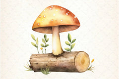 Mushrooms Clipart Bundle - CraftNest - Digital Crafting and Art