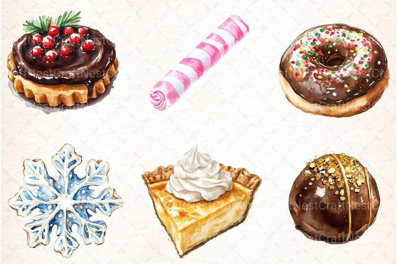 Sweet Christmas Clipart Bundle - CraftNest - Digital Crafting and Art