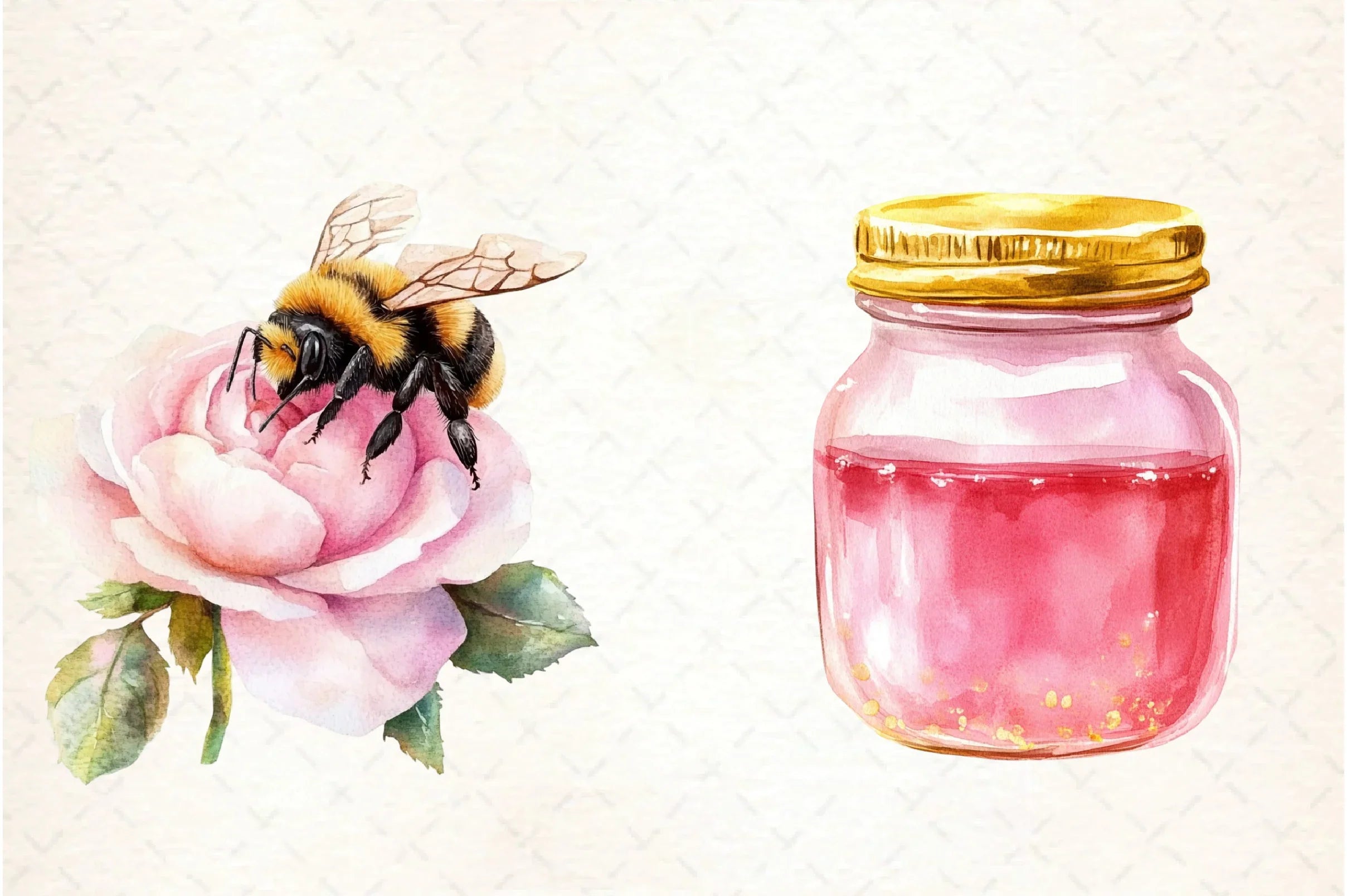 Honey Bee Clipart Bundle - CraftNest - Digital Crafting and Art