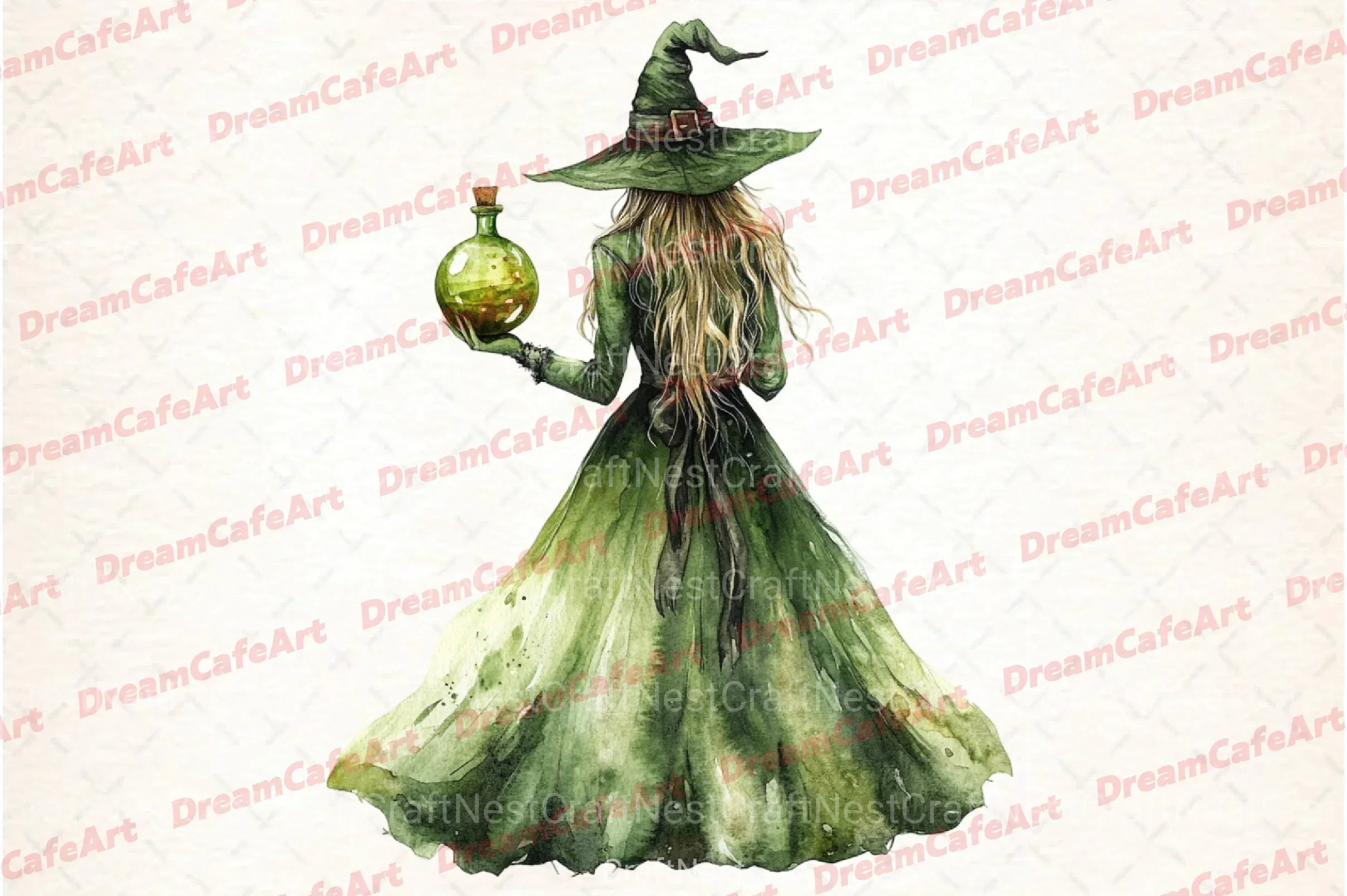 Halloween Witch Clipart Bundle 1 - CraftNest - Digital Crafting and Art