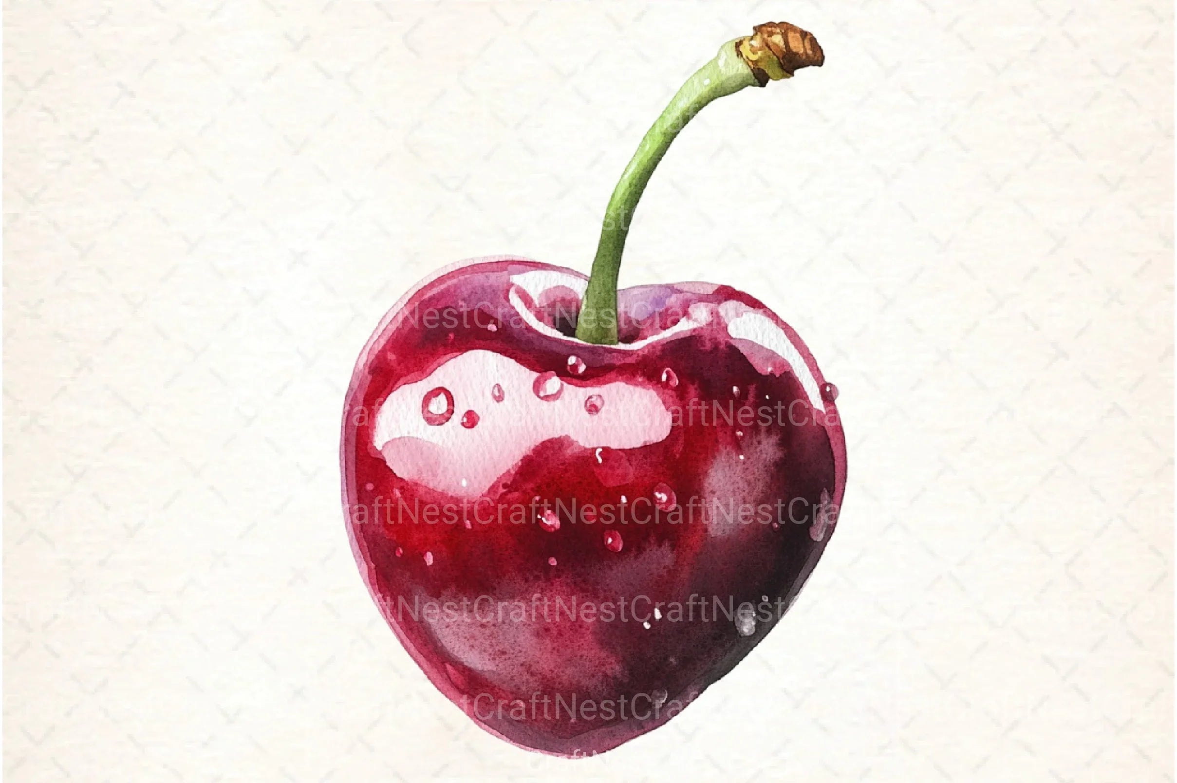 Midnight Cherry Christmas Clipart Bundle 23 - CraftNest - Digital Crafting and Art