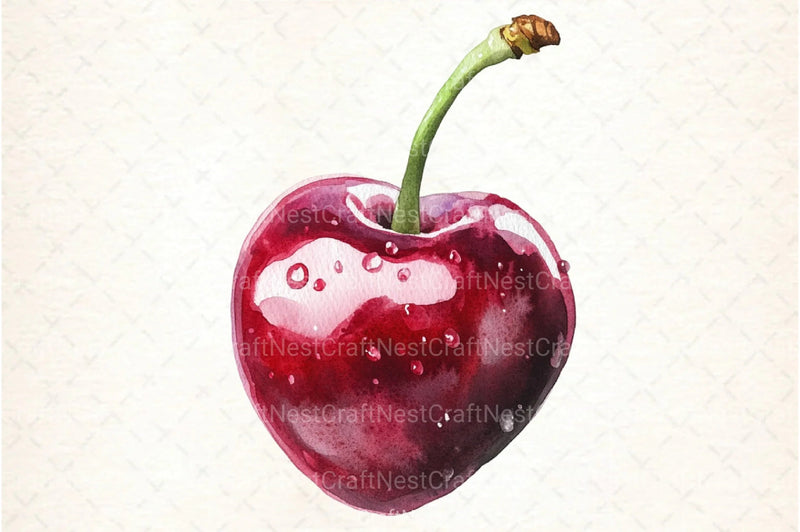 Midnight Cherry Christmas Clipart Bundle 23 - CraftNest - Digital Crafting and Art