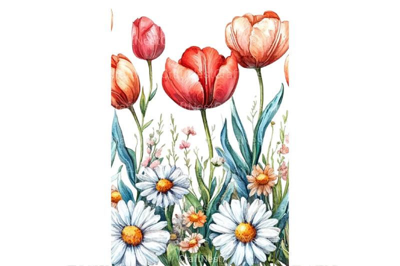 Floral Border Clipart Bundle - CraftNest - Digital Crafting and Art