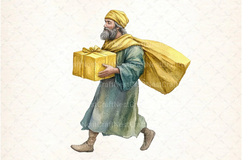 Cute Christmas Nativity Clipart Bundle 2 - CraftNest - Digital Crafting and Art