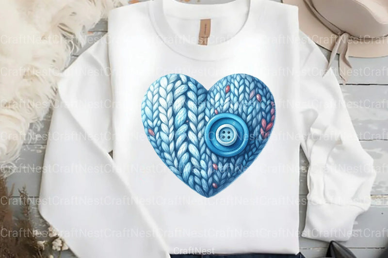 Cozy Christmas Blue Clipart Bundle 2 - CraftNest - Digital Crafting and Art