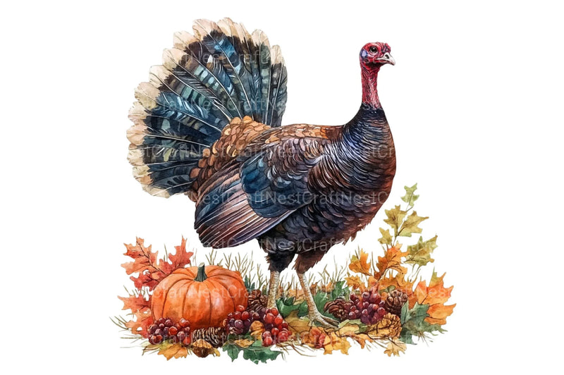 Vintage Thanksgiving Postcard Clipart Bundle - CraftNest - Digital Crafting and Art